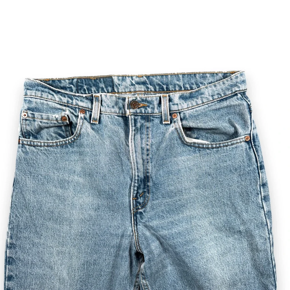 Vintage Levis Jeans Mens 34x36 Blue 512 Light Wash Denim Slim Tapered USA 90s